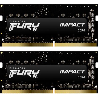 CT 1 günstig Kaufen-32GB (2x16GB) KINGSTON FURY Impact DDR4-3200 CL20 Gaming Notebookspeicher Kit. 32GB (2x16GB) KINGSTON FURY Impact DDR4-3200 CL20 Gaming Notebookspeicher Kit <![CDATA[• 32 GB (RAM-Module: 2 Stück) • DDR4-RAM 3200 MHz • CAS Latency (CL) 20 • Anschl