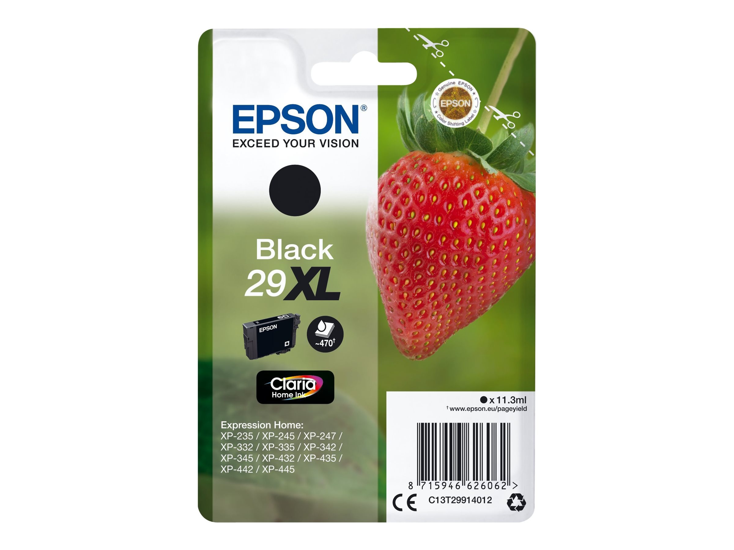 Epson 29XL Original Druckerpatrone Schwarz T2991