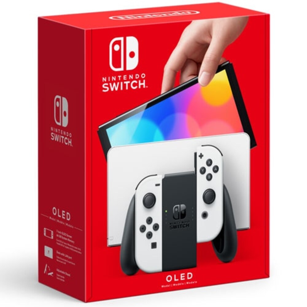 Nintendo Switch Konsole OLED weiß + Crash Bandicoot N-Sane Trilogy
