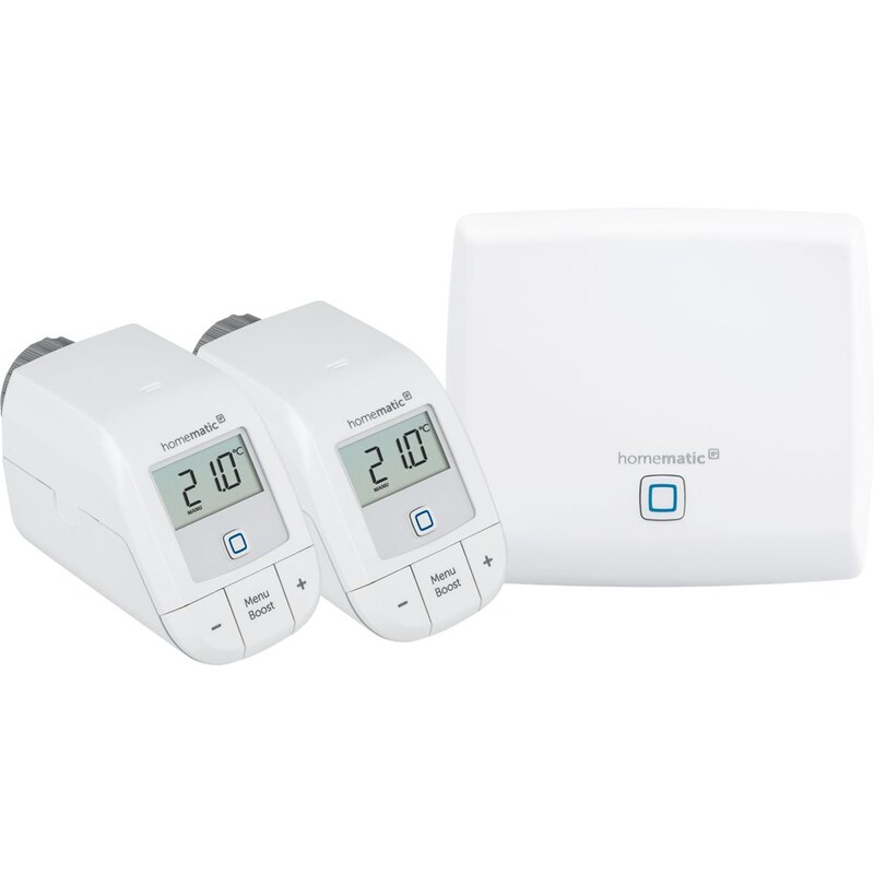 Homematic IP Starter Set Heizen Basis II, 2x Thermostat Basic & Access Point