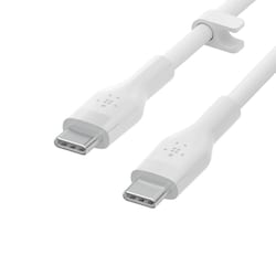 Belkin Flex USB-C/ USB-C Kabel Power Delivery 60W 2m wei&szlig;