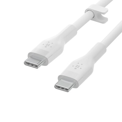 IN Power günstig Kaufen-Belkin Flex USB-C/ USB-C Kabel Power Delivery 60W 2m weiß CAB009BT2MWH. Belkin Flex USB-C/ USB-C Kabel Power Delivery 60W 2m weiß CAB009BT2MWH <![CDATA[• USB-Kabel • Anschlüsse: USB Typ C und USB Typ C • Farbe: weiß, Länge: 2,0m • pas