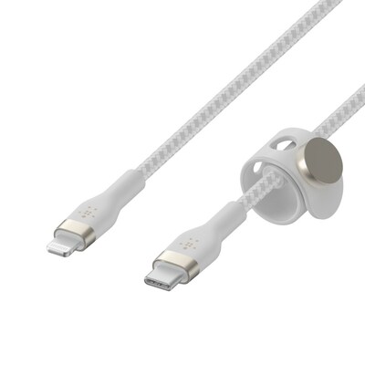 Light USB günstig Kaufen-Belkin Pro Flex Lightning/ USB-C Kabel bis 15W mfi zertifiziert CAA011BT1MWH. Belkin Pro Flex Lightning/ USB-C Kabel bis 15W mfi zertifiziert CAA011BT1MWH <![CDATA[• Lightning-Kabel • Anschlüsse: Lightning und USB Typ C • Farbe: weiß, Länge: 1,0m