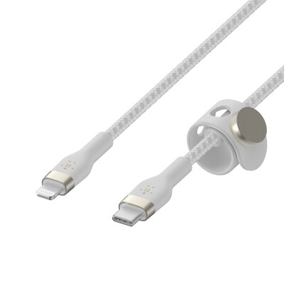 typ Kabel günstig Kaufen-Belkin Pro Flex Lightning/ USB-C Kabel bis 15W mfi zertifiziert CAA011BT1MWH. Belkin Pro Flex Lightning/ USB-C Kabel bis 15W mfi zertifiziert CAA011BT1MWH <![CDATA[• Lightning-Kabel • Anschlüsse: Lightning und USB Typ C • Farbe: weiß, Länge: 1,0m