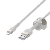 Belkin Pro Flex Lightning/ USB-A Kabel mfi zertifiziert 1m weiß CAA010BT1MWH