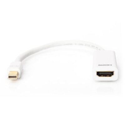 in Adapter günstig Kaufen-DIGITUS DisplayPort Adapter/Konverter,mini DP-HDMI Typ A St/Bu, 0.15m. DIGITUS DisplayPort Adapter/Konverter,mini DP-HDMI Typ A St/Bu, 0.15m <![CDATA[• Displayport-Kabel • Anschlüsse: Mini Displayport und HDMI-Buchse • Farbe: weiß, Länge: 0,15m 