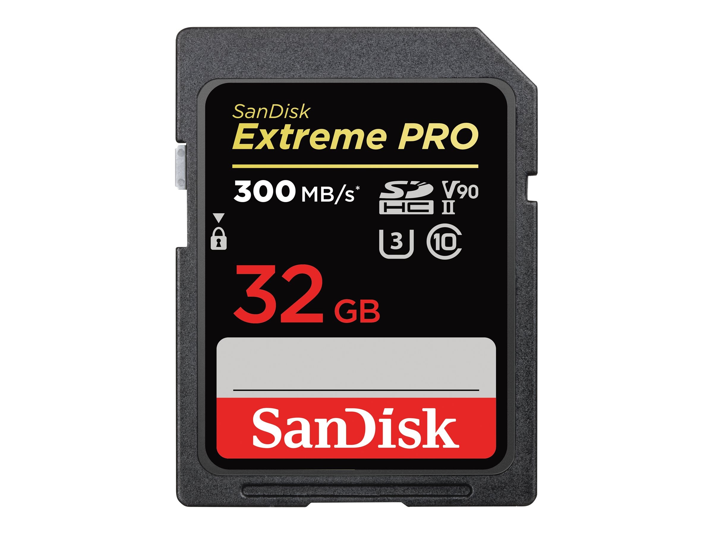 SanDisk Extreme Pro 32 GB SDHC UHS-II-Speicherkarte bis 300 MB/s