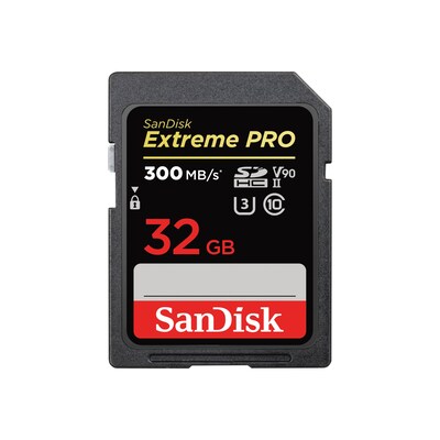 and Her günstig Kaufen-SanDisk Extreme Pro 32 GB SDHC UHS-II-Speicherkarte bis 300 MB/s. SanDisk Extreme Pro 32 GB SDHC UHS-II-Speicherkarte bis 300 MB/s <![CDATA[• Speichertyp: SDHC (UHS-II) • Speicherkapazität: 32 GB • Geschwindigkeitsklasse: Cl10, U3, V90 • max. Les