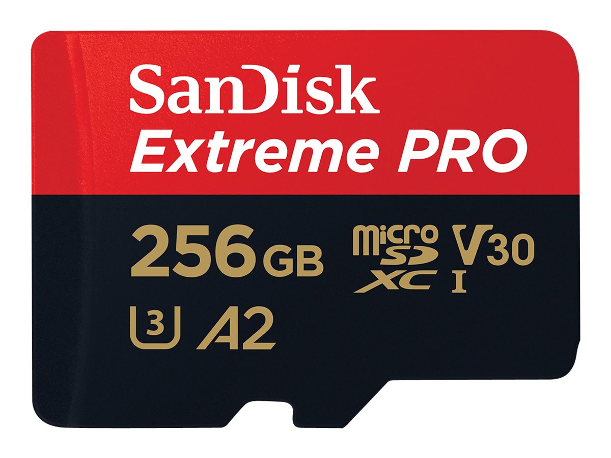 SanDisk Extreme Pro 256 GB microSDXC UHS-I-Speicherkarte bis 200 MB/s