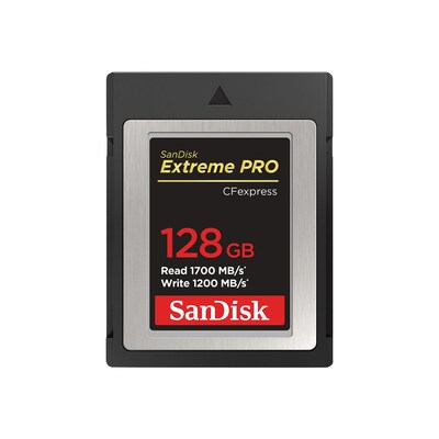 SanDisk Extreme Pro 128 GB CFexpress Typ B Speicherkarte bis zu 1700 MB/s