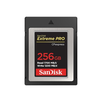 Sandisk günstig Kaufen-SanDisk Extreme Pro 256 GB CFexpress Typ B Speicherkarte bis zu 1700 MB/s. SanDisk Extreme Pro 256 GB CFexpress Typ B Speicherkarte bis zu 1700 MB/s <![CDATA[• Speichertyp: CFexpress • Speicherkapazität: 256 GB • max. Lese-/Schreibgeschwindigkeit: 