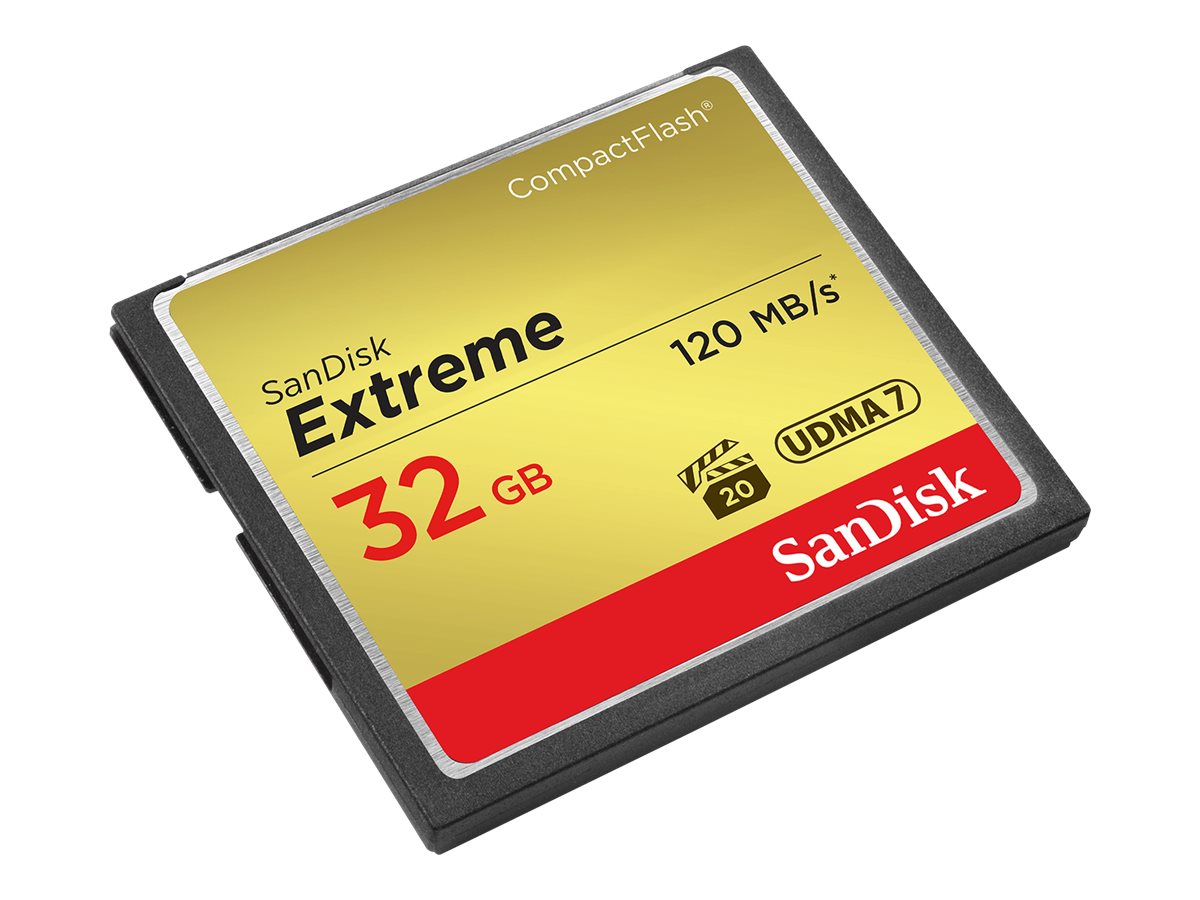 SanDisk Extreme 32 GB CompactFlash Speicherkarte bis zu 120 MB/s