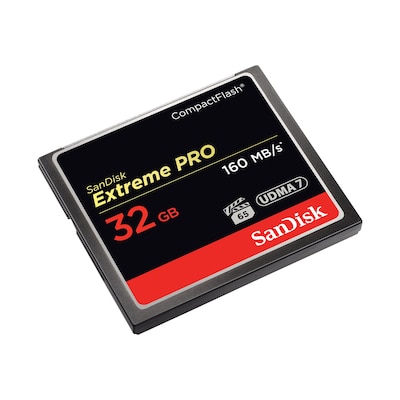 zu Extreme günstig Kaufen-SanDisk Extreme Pro 32 GB CompactFlash Speicherkarte bis zu 160 MB/s. SanDisk Extreme Pro 32 GB CompactFlash Speicherkarte bis zu 160 MB/s <![CDATA[• Speichertyp: CompactFlash (UDMA-7) • Speicherkapazität: 32 GB • Geschwindigkeitsklasse: UDMA • m