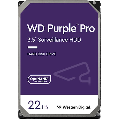 Geeignet günstig Kaufen-WD Purple Pro WD221PURP - 22 TB 3,5 Zoll SATA 6 Gbit/s. WD Purple Pro WD221PURP - 22 TB 3,5 Zoll SATA 6 Gbit/s <![CDATA[• 22 TB (512 MB Cache) • 7.200 U/min • 3,5 Zoll • SATA 6 Gbit/s • Videoüberwachung, geeignet für DVR- und NVR-Sicherheitssy