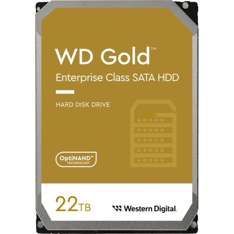 Western Digital WD Gold WD221KRYZ - 22 TB, 3,5 Zoll, SATA 6 Gbit/s