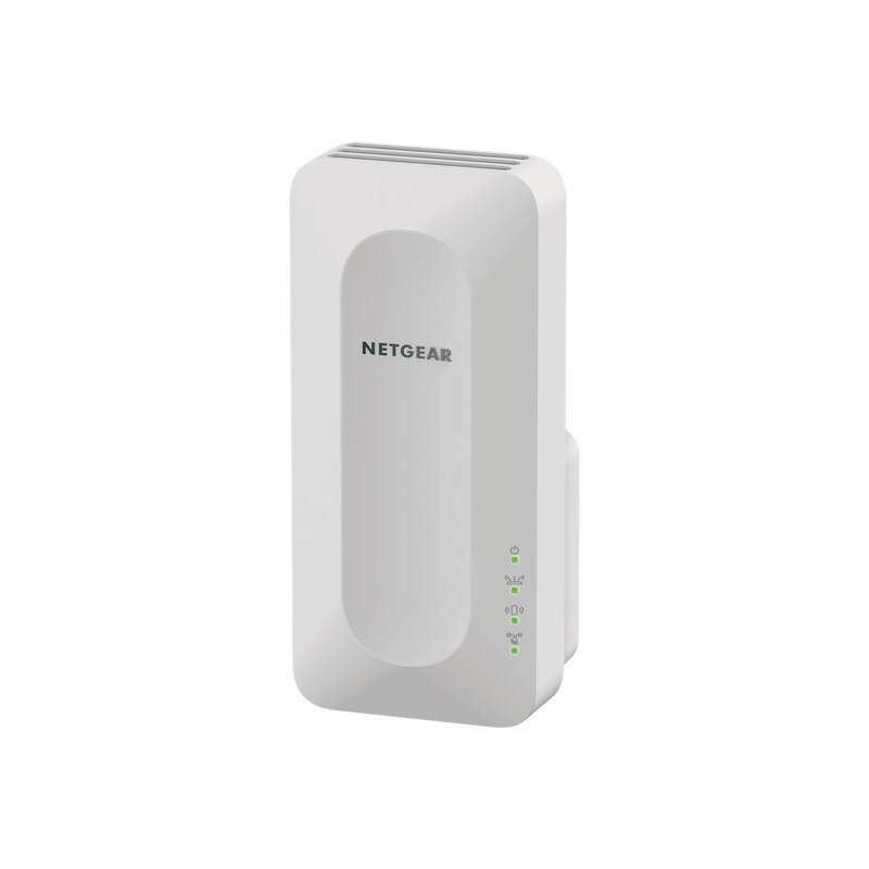 Dual günstig Kaufen-Netgear EAX15 WiFi 6 WLAN Mesh Repeater AX1800 (WLAN Verstärker bis zu 100 m² & 20 Geräte, Dual-Band WiFi Geschwindigkeit bis 1800 MBit/s, 100% abwärtskompatibel, Smart Roaming). Netgear EAX15 WiFi 6 WLAN Mesh Repeater AX1800 (WLAN