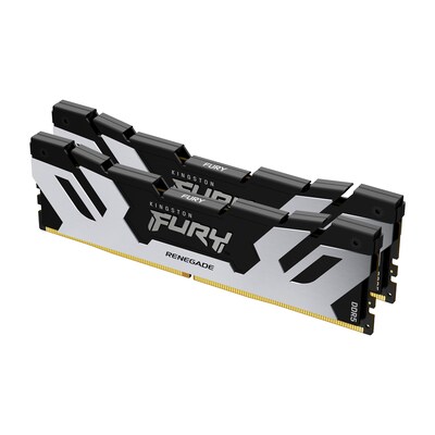 Renegade günstig Kaufen-32GB (2x16GB) KINGSTON FURY Renegade Silver DDR5-6000 CL32 RAM Arbeitssp. Kit. 32GB (2x16GB) KINGSTON FURY Renegade Silver DDR5-6000 CL32 RAM Arbeitssp. Kit <![CDATA[• 32 GB (RAM-Module: 2 Stück) • DDR5-RAM 6000 MHz • CAS Latency (CL) 32 • Anschl