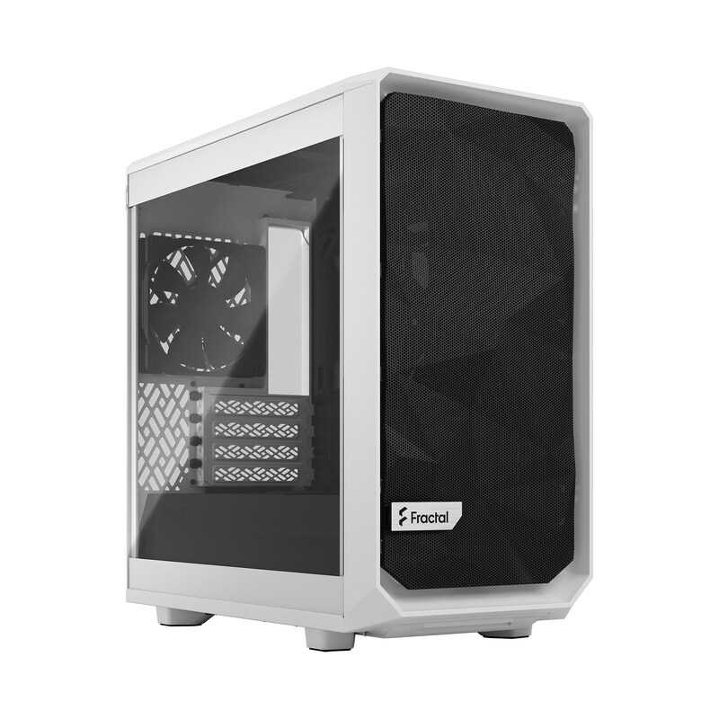 Fractal Design Meshify 2 Mini Gaming Gehäuse White TG Clear Tint