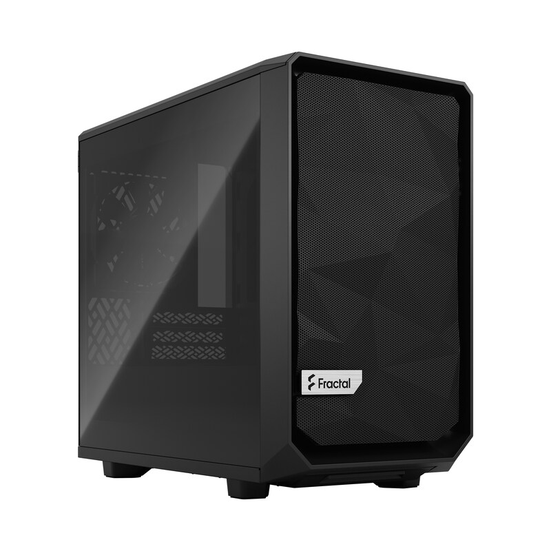 Fractal Design Meshify 2 Nano Gaming Gehäuse Black TG Dark Tint