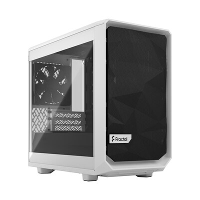 Front/Heck günstig Kaufen-Fractal Design Meshify 2 Nano Gaming Gehäuse White TG Dark Tint. Fractal Design Meshify 2 Nano Gaming Gehäuse White TG Dark Tint <![CDATA[• Filter an der Front kann für verbesserten Airflow abgenommen werden • Flexible Speicheroptionen mit 