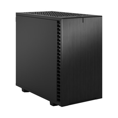 Nano günstig Kaufen-Fractal Design Define 7 Nano ITX Gaming Gehäuse Black Solid schallgedämmt. Fractal Design Define 7 Nano ITX Gaming Gehäuse Black Solid schallgedämmt <![CDATA[• Fünf USB-Anschlüsse an der Front, inklusive USB 3.1 Gen 2 Typ-C • Unt