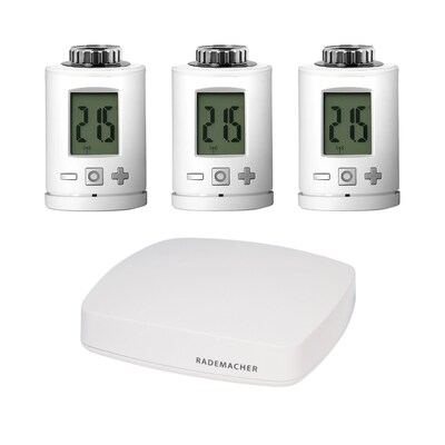 Rademacher DuoFern Starter Set Heizen Komfort - 3 x Thermostat & Zentrale