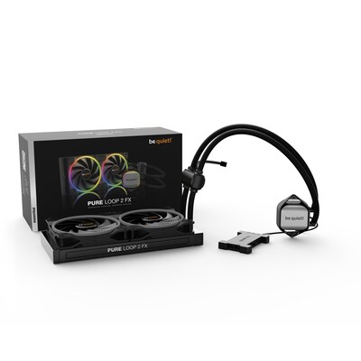 tu te  günstig Kaufen-be quiet! Pure LOOP 2 FX ARGB Wasserkühlung 280 mm für Intel/AMD. be quiet! Pure LOOP 2 FX ARGB Wasserkühlung 280 mm für Intel/AMD <![CDATA[• Hohe Kühlleistung, overclocked geeignet • ARGB LEDs mit vielzähligen Möglichkeiten •