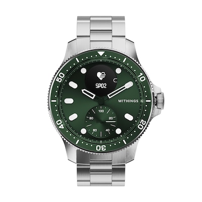 LG G Watch günstig Kaufen-Withings ScanWatch Horizon 43 mm grün. Withings ScanWatch Horizon 43 mm grün <![CDATA[• ScanWatch zum kontinuierlichen Scannen und Verfolgen von Vitalwerten • Langlebiges Design • Aktivitätstracking rund um die Uhr • Automatische Daten-