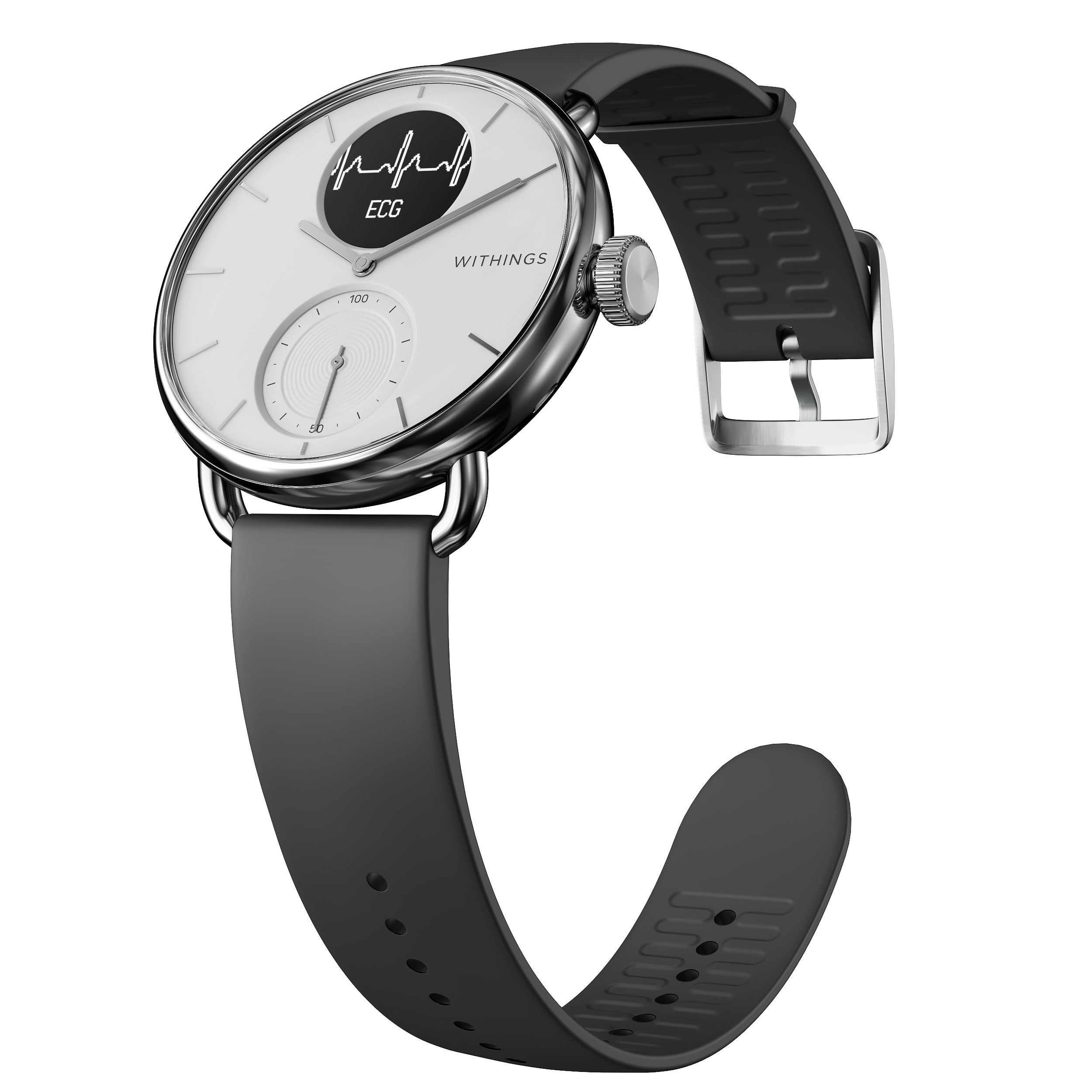 Withings ScanWatch 38 mm wei&szlig; HWA09-MODEL 1-AL