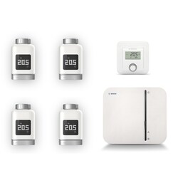 Bosch Smart Home Starter Set Raumklima, inkl. 4 x Heizk&ouml;rperthermostat II