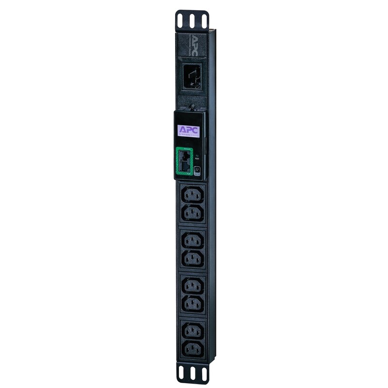 APC Easy PDU, Metered, 1U, 16A, 230V, 8 x IEC Ausgänge, Rack Montage (EPDU1016M)