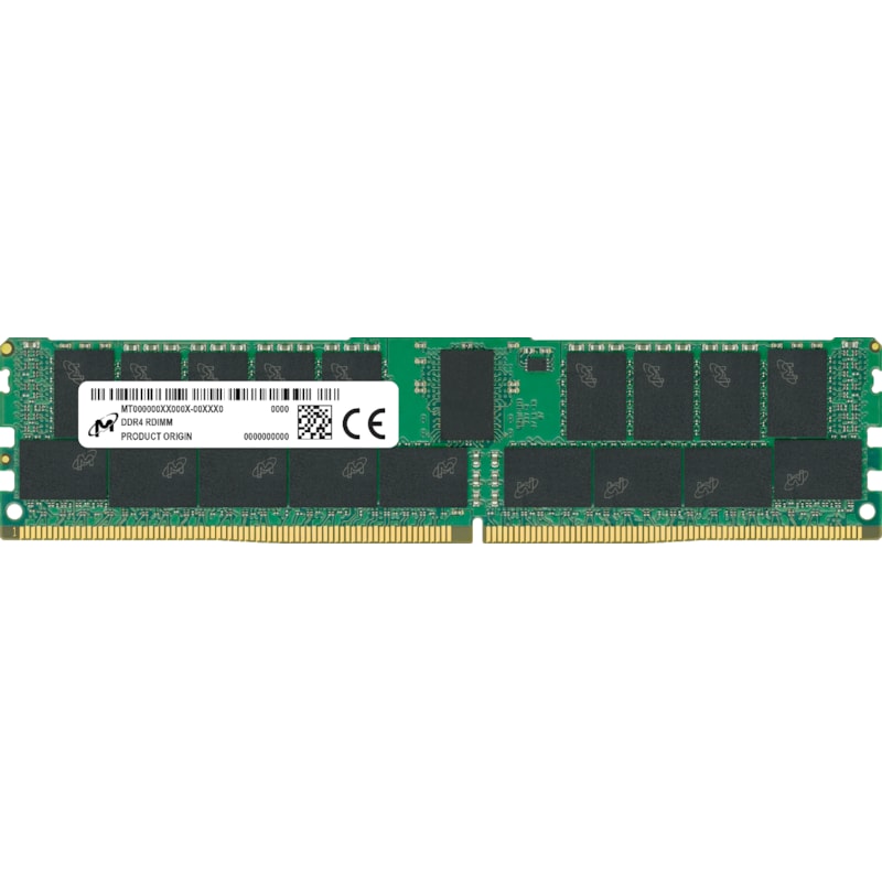 32GB (1x32GB) MICRON RDIMM DDR4-3200, CL22-22-22, reg ECC, single ranked x4