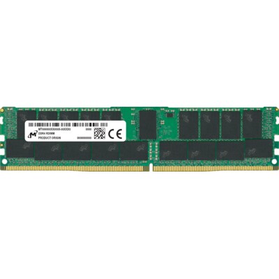 RAM 1x günstig Kaufen-32GB (1x32GB) MICRON RDIMM DDR4-3200, CL22-22-22, reg ECC, dual ranked x8. 32GB (1x32GB) MICRON RDIMM DDR4-3200, CL22-22-22, reg ECC, dual ranked x8 <![CDATA[• 32 GB (RAM-Module: 1 Stück) • DDR4-RAM 3200 MHz reg. ECC • CAS Latency (CL) 22 • Ansch