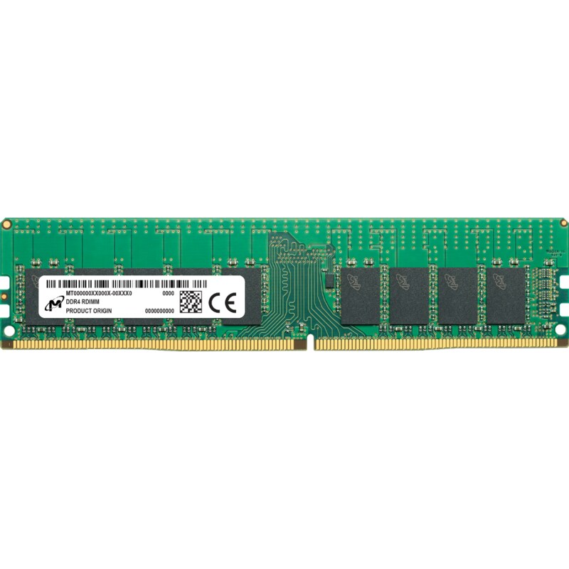 32GB (1x32GB) MICRON RDIMM DDR4-2933, CL21-21-21, reg ECC, single ranked x4