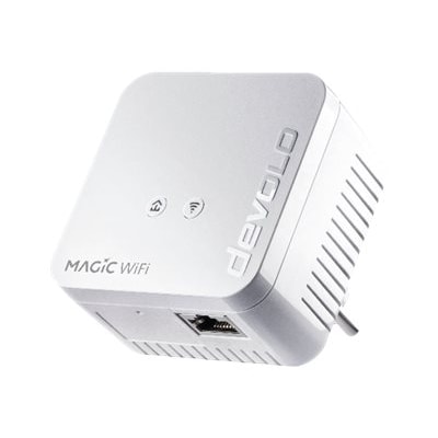 Mesh WLAN günstig Kaufen-devolo Magic 1 WiFi mini Starter Kit (1200Mbit, G.hn, Powerline + WLAN, Mesh). devolo Magic 1 WiFi mini Starter Kit (1200Mbit, G.hn, Powerline + WLAN, Mesh) <![CDATA[• Verteilen Sie Ihr Internetsignal per Stromleitung im ganzen Haus • Kompakter Adapte