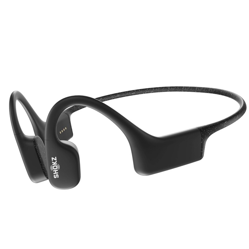 Shokz OpenSwim MP3 Knochenschall-Sportkopfhörer schwarz