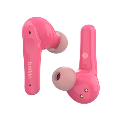 Nano günstig Kaufen-Belkin SOUNDFORM™ Nano Kinder In-Ear-Kopfhörer pink. Belkin SOUNDFORM™ Nano Kinder In-Ear-Kopfhörer pink <![CDATA[• SOUNDFORM™ On-Ear Kopfhörer entwickelt für Kinder • 5 Stunden Akkulaufzeit • Maximale Lautstärke von 85 