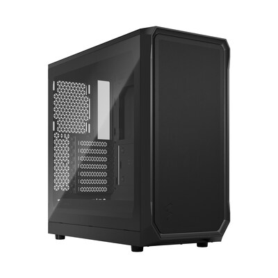 am lack günstig Kaufen-Fractal Design Focus 2 Black ATX Gaming Gehäuse Clear Tint TG FD-C-FOC2A-01. Fractal Design Focus 2 Black ATX Gaming Gehäuse Clear Tint TG FD-C-FOC2A-01 <![CDATA[• Preiswertes ATX-Gehäuse mit Seitenfenster • Zwei 140 mm Aspect Lüfter sind 