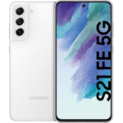 Galaxy S21 FE 5G günstig Kaufen-Samsung GALAXY S21 FE 5G Smartphone 128GB white Android 12.0 G990B2. Samsung GALAXY S21 FE 5G Smartphone 128GB white Android 12.0 G990B2 <![CDATA[• Farbe: weiß • 2,84 GHz Qualcomm Snapdragon 888 Octa-Core-Prozessor • 12,0 Megapixel Hauptkamera mit 