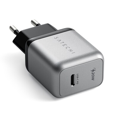 USB zu günstig Kaufen-Satechi 20W USB-C PD Wand Lader Space Grau. Satechi 20W USB-C PD Wand Lader Space Grau <![CDATA[• Ideal für unterwegs • USB-C PD bis zu 20W • Maße: 4,57 cm x 3,89 cm x 2,69 cm]]>. 