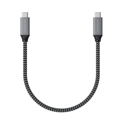 No time  günstig Kaufen-Satechi USB4 C zu C Cable 25cm. Satechi USB4 C zu C Cable 25cm <![CDATA[• Robustes USB-C- auf USB-C-Kabel mit USB-4-Technologie • Strapazierfähige geflochtene Nylonummantelung • Länge: 25 Zentimeter]]>. 