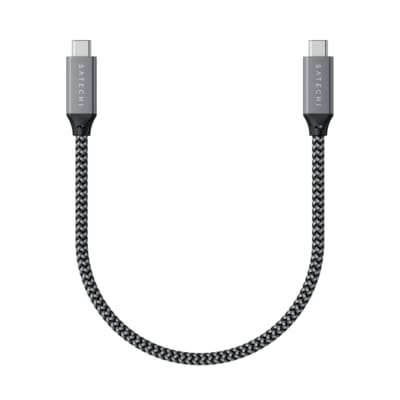 Cable Kabel günstig Kaufen-Satechi USB4 C zu C Cable 25cm. Satechi USB4 C zu C Cable 25cm <![CDATA[• Robustes USB-C- auf USB-C-Kabel mit USB-4-Technologie • Strapazierfähige geflochtene Nylonummantelung • Länge: 25 Zentimeter]]>. 
