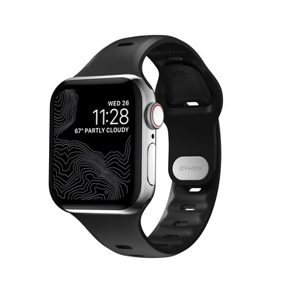 an bis günstig Kaufen-Nomad Sport Band Slim 38/40/41mm Schwarz. Nomad Sport Band Slim 38/40/41mm Schwarz <![CDATA[• Sportliches Uhrenarmband in schlankem und atmungsaktivem Design • Armband und Verschluss sind wasserfest • Für Handgelenke mit einem Umfang von 125 bis 17