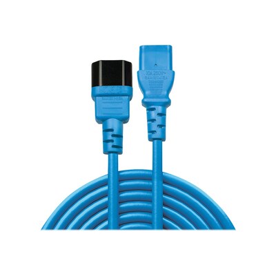 KAbel günstig Kaufen-LINDY 2m IEC Verlaengerung blau 30472. LINDY 2m IEC Verlaengerung blau 30472 <![CDATA[• Schutzkontakt-Kabel • Anschluss: Strom IEC 60320 C14 • Stecker (zweites Ende): Strom IEC 60320 C13 • Besonderheiten: Geformt • Farbe: Blau]]>. 