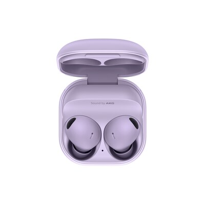 Kabel Und günstig Kaufen-Samsung Galaxy Buds2 Pro SM-R510 Kabellose Kopfhörer violett. Samsung Galaxy Buds2 Pro SM-R510 Kabellose Kopfhörer violett <![CDATA[• Samsung True Wireless In-Ear Kopfhörer (IPX7) • Formschönes und auch induktiv aufladbares Ladeetui • Ho