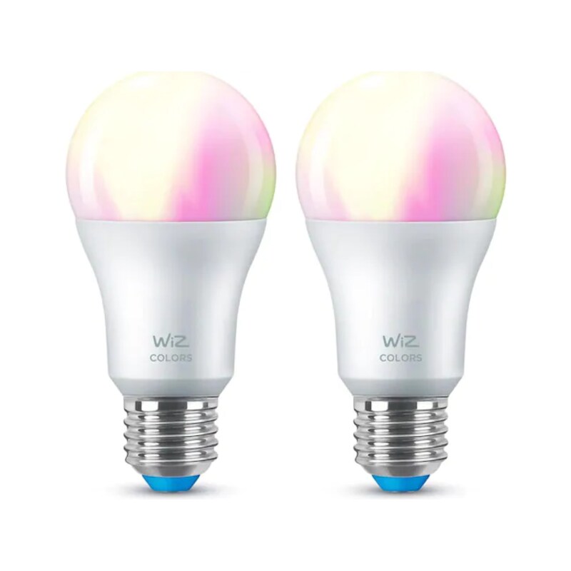 WiZ 60W E27 Standardform Tunable White & Color Doppelpack