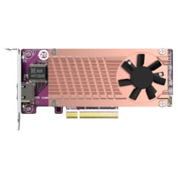 QNAP QM2-2P10G1TB 2 x PCIe Gen3 NVMe SSD &amp;amp; 1 x 10GbE Port Erweiterungskarte