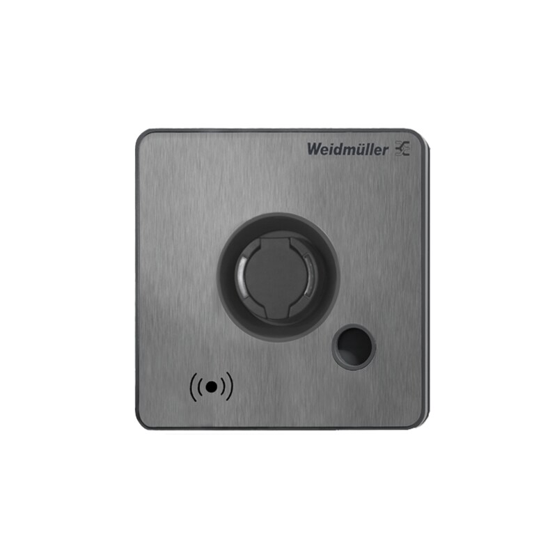 Weidmüller Wallbox Business CH-W-B-A3.7/11-PPNM, schwarz, Typ 2, 11 kW, Kabel 5m