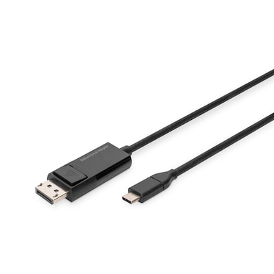 Adapterkabel 2m günstig Kaufen-DIGITUS USB-C Kabel auf DisplayPort BidireKtional max. Auflösung 8K@30Hz, 2m. DIGITUS USB-C Kabel auf DisplayPort BidireKtional max. Auflösung 8K@30Hz, 2m <![CDATA[• Adapterkabel • Anschlüsse: USB-C und DisplayPort • Stromversorgung über