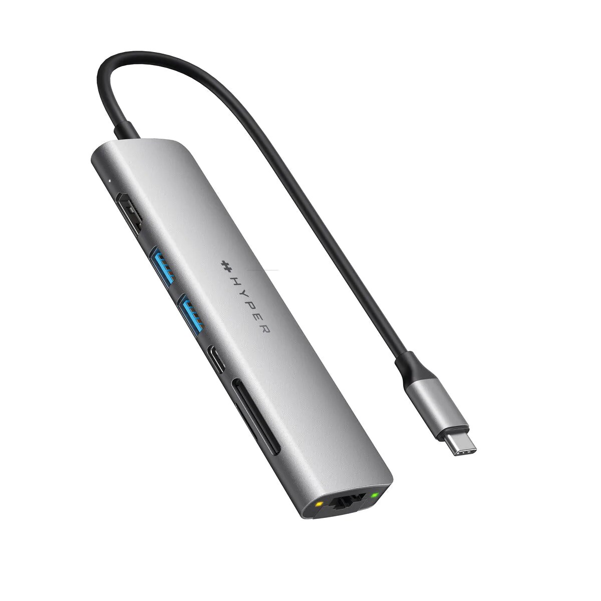 Hyper&reg; HyperDrive SLAB 7-in-1 USB-C